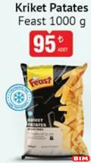 FEAST KRİKET PATATES 1000 G fiyat ve kampanya bilgisi